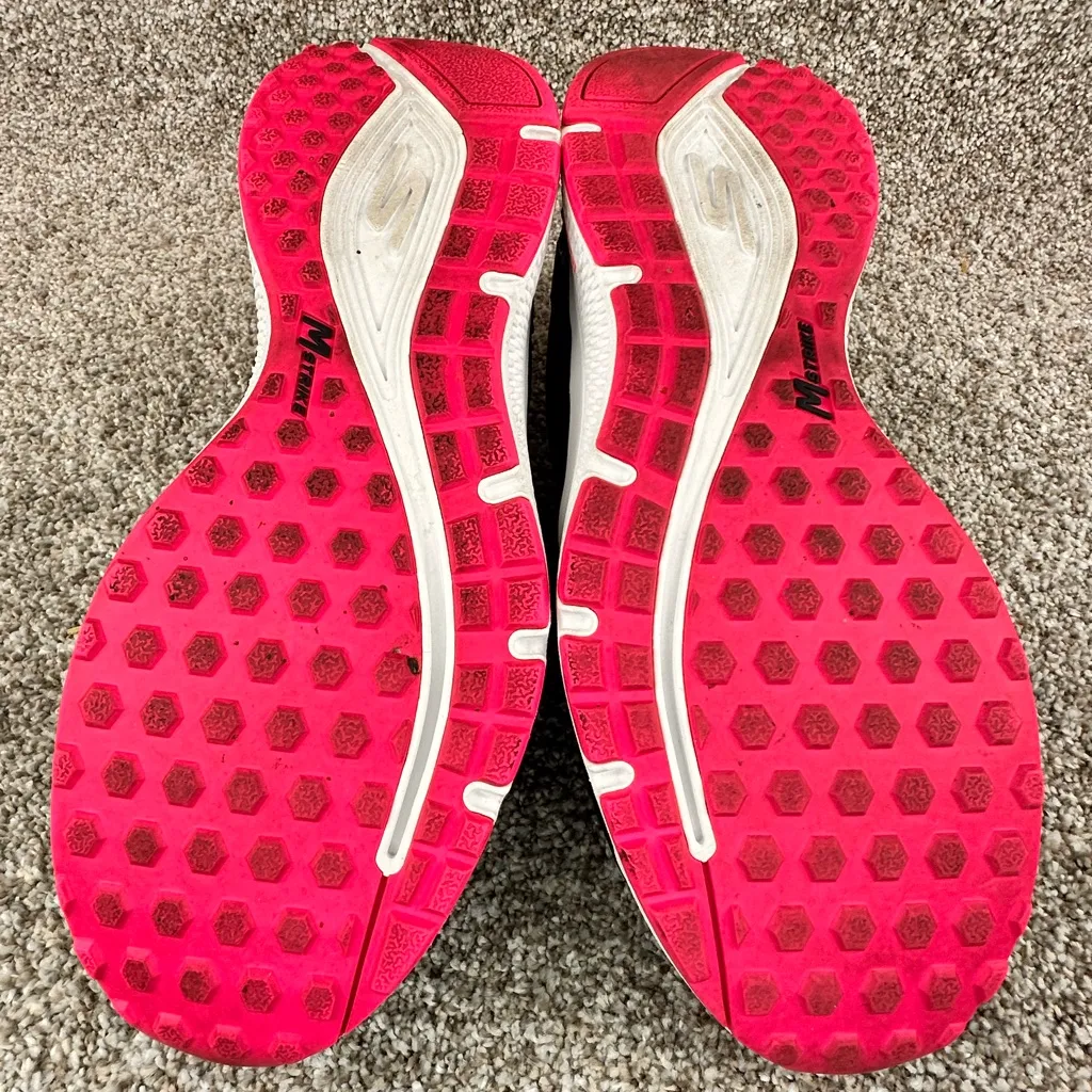 Women's Skechers Go Run Consistent Running Shoes US-9 Black/Pink 128075/BKPK - Image 5