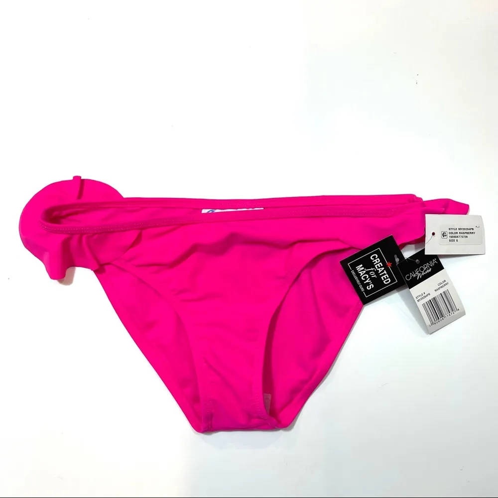 California Waves Ruffle Hipster Bikini Swim Bottom - Image 4