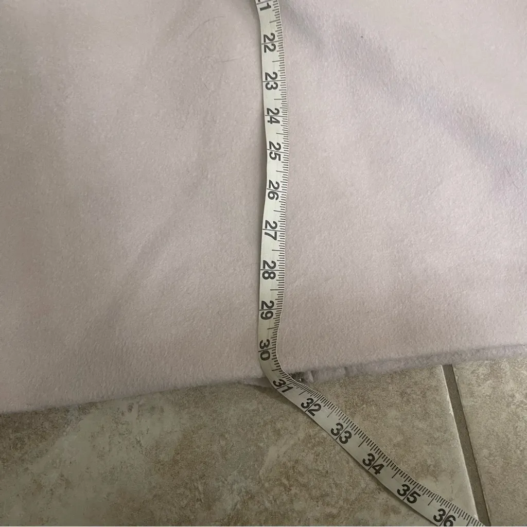 For Love And Lemons Alpine Faux Fur Fuzzy Teddy Vest Lilac White S  EUC‎ - Image 8