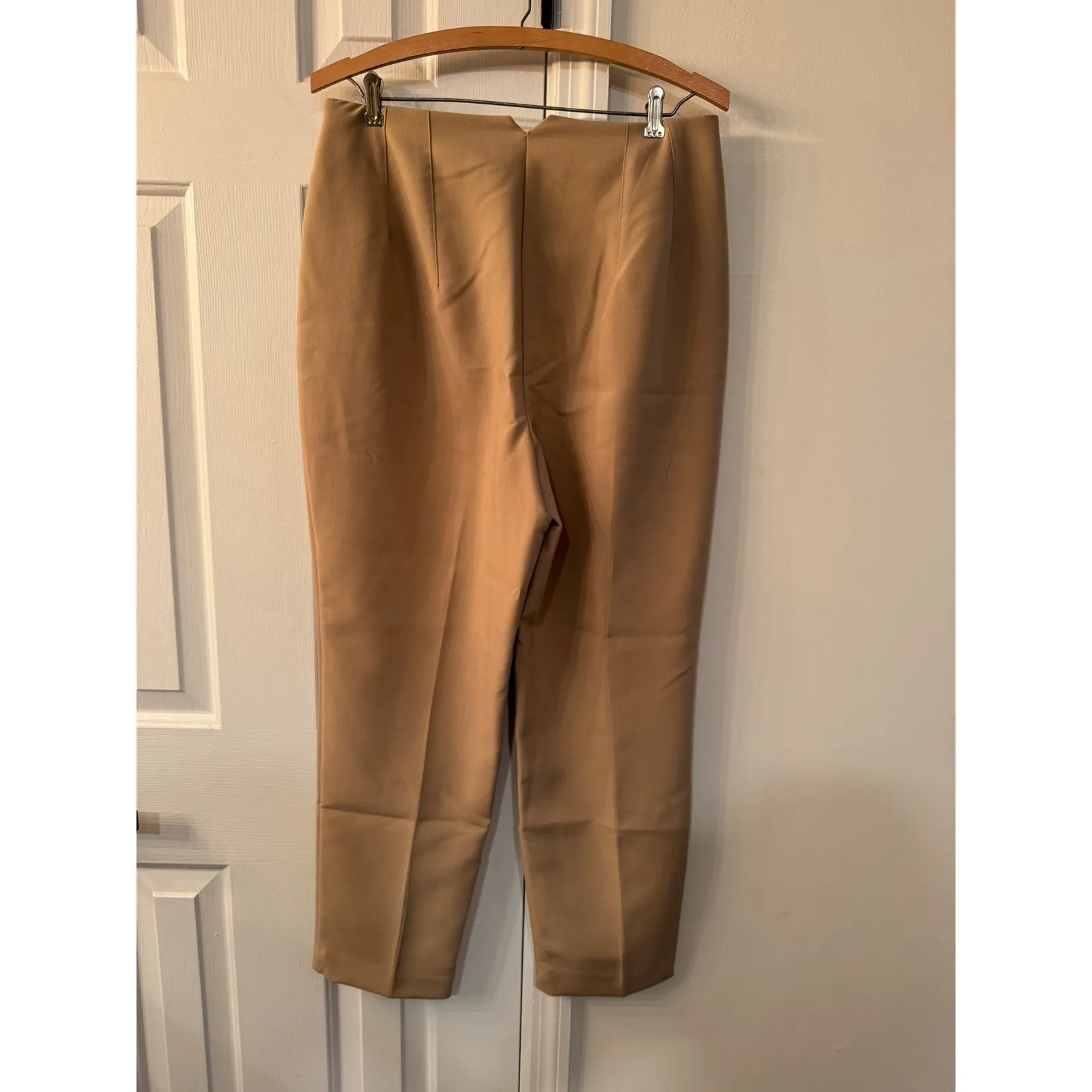 Nine West Tapered Camel Tan Career Dress Pants Womens Size 10 - Image 3