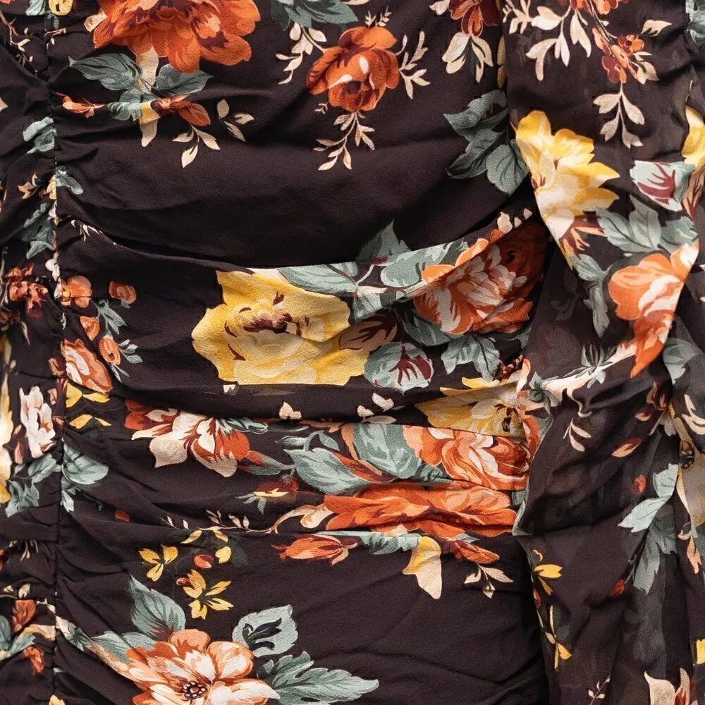 Veronica Beard Hedera Silk Floral Mini Dress - Image 12