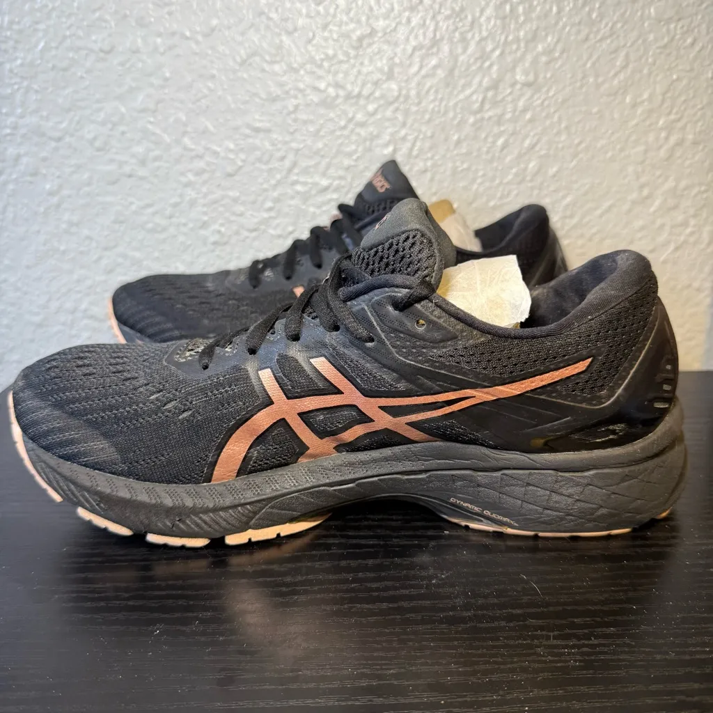 ASICS GT‎ 2000 Women's Shoes Size 9.5 Black Rose Gold Running Sneakers Athletic - Image 6
