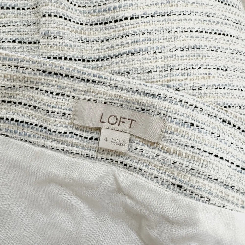 Loft Gray Tweed Skirt - Image 3