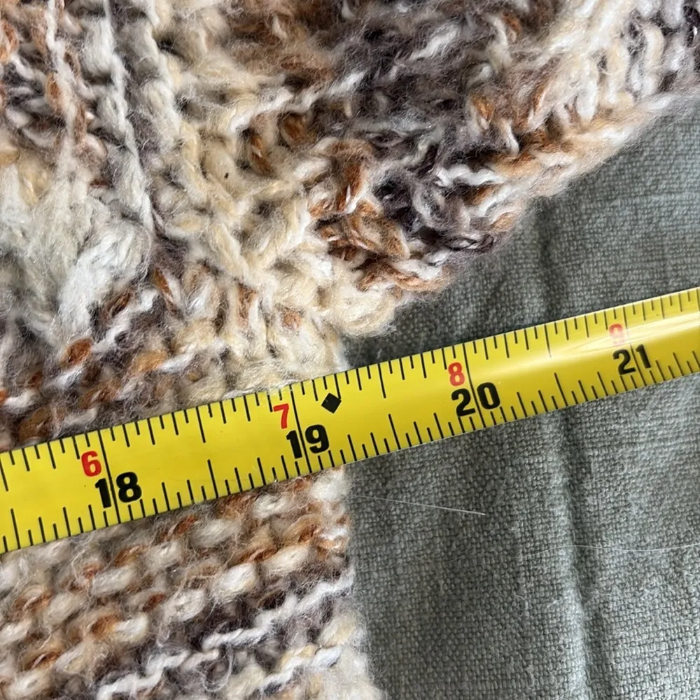 Universal Thread Women's Brown Chunky Knit Rolled Hem Boxy Sweater Small - Image 4