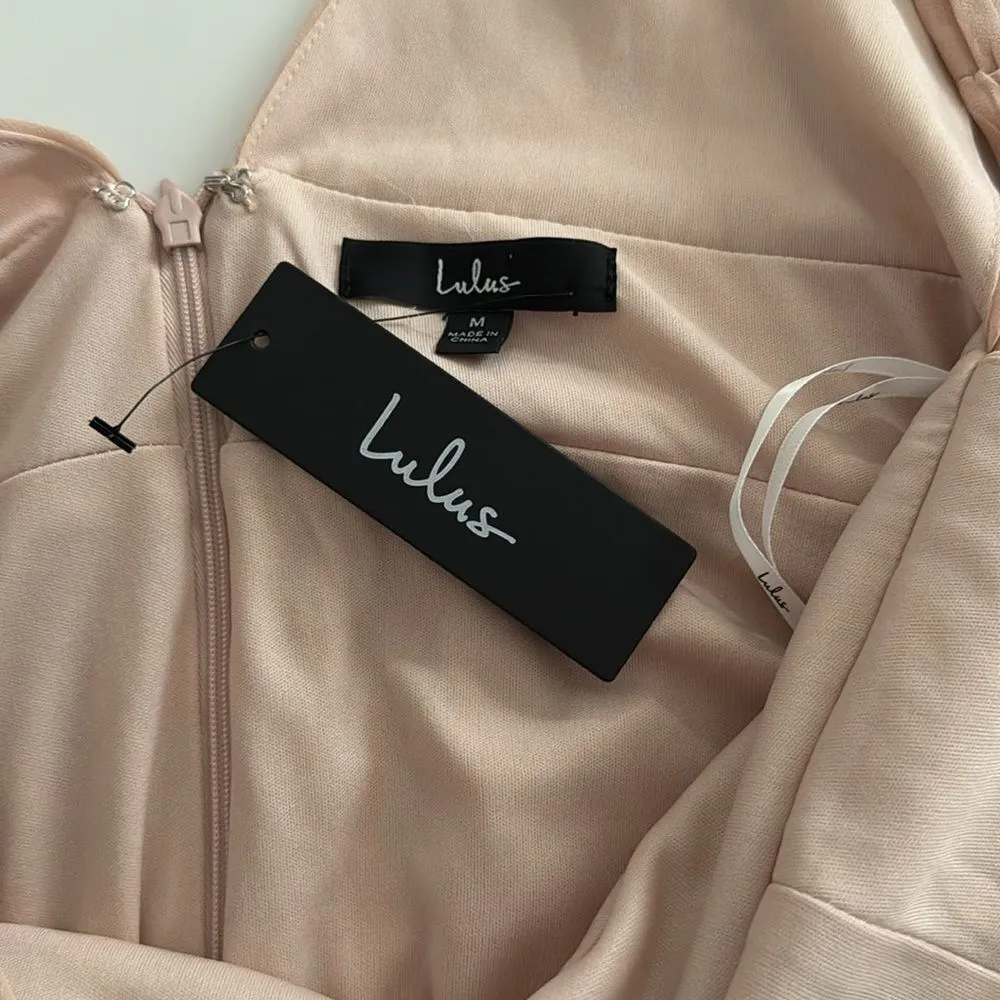 Lulu's Heavenly Hues Blush Maxi Dress NWT - Image 11