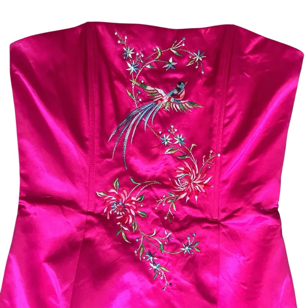 Jessica McClintock for Gunne Sax Women’s Millennium 2000 Y2K Vintage Midi Dress Pink Size undefined - Image 4