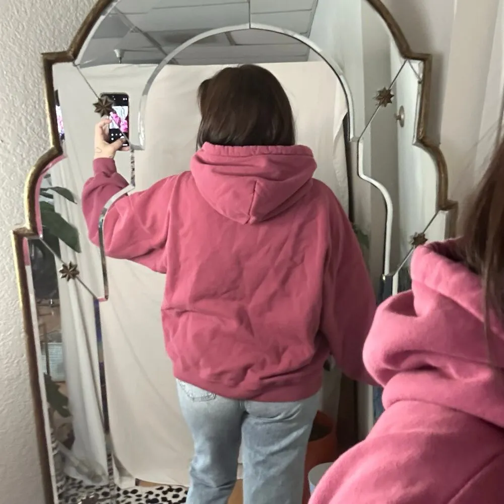 Daydreamer Def Leppard Too Late For Love Pullover Hoodie Pink Size Large - Image 4