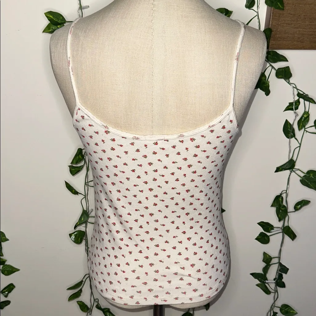 Brandy Melville Floral Tank Top - Image 2
