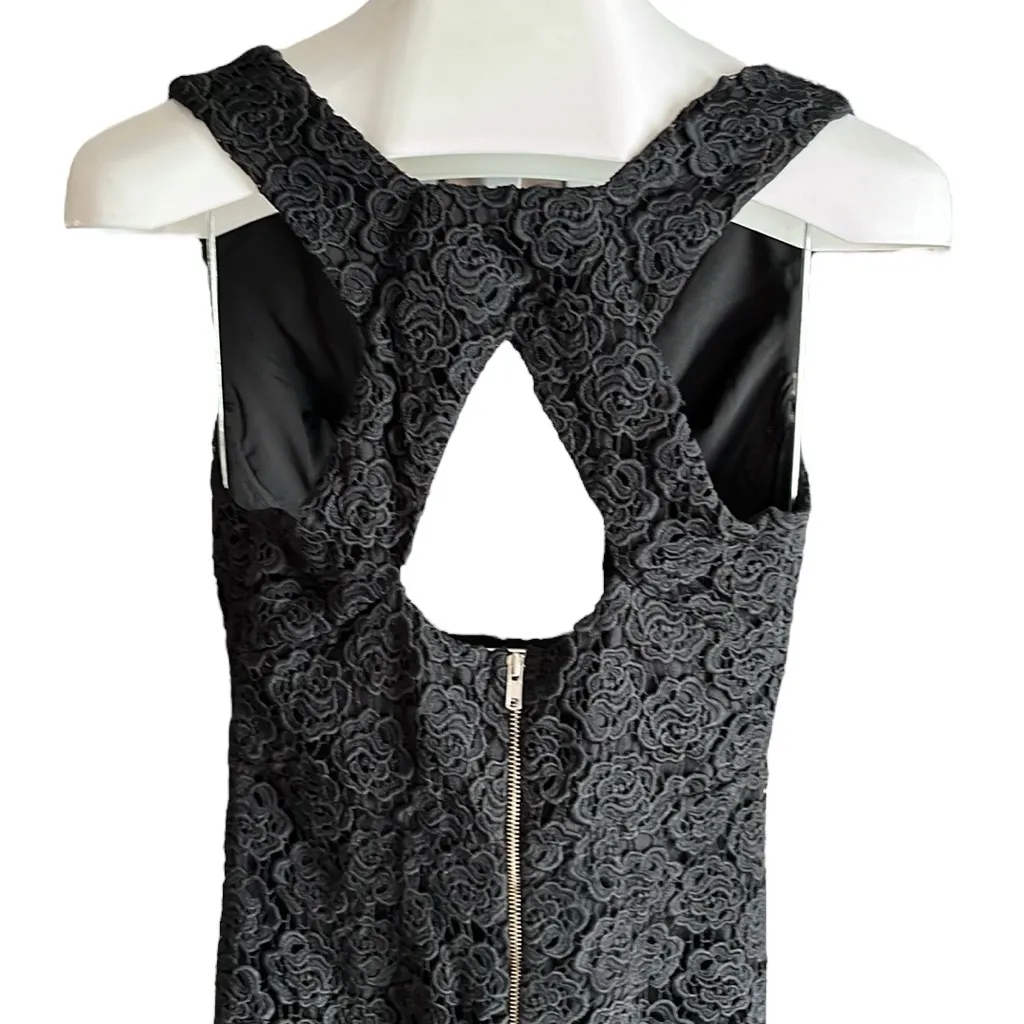 Nasty Gal cut out floral lace dress - Image 8