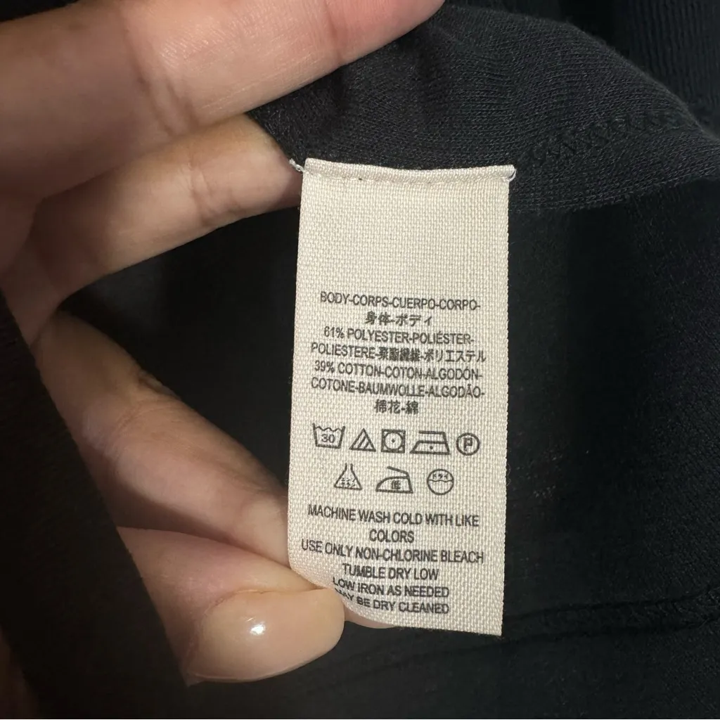 NEW We The Free Free People Cecilia Shirt In Black‎ Size Medium - Image 4