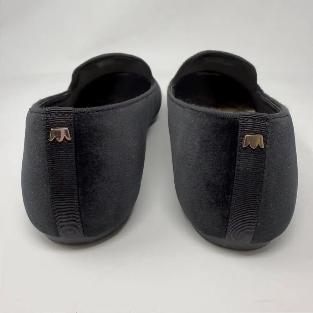 NEW Birdies Women’s The Starling Black Velvet Slip On Loafers 10W Old Money - Image 3