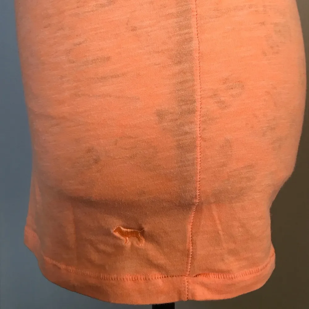 VICTORIA SECRET PINK RACERBACK LIGHTWEIGHT TANK TOP…BEAUTIFUL CORAL SIZE SP - Image 7