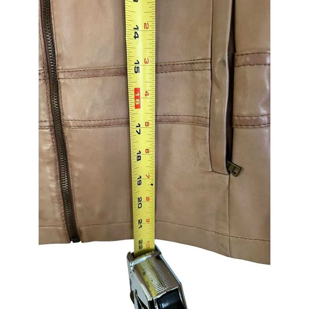 Wilson Tan Leather jackets women XS - Image 10