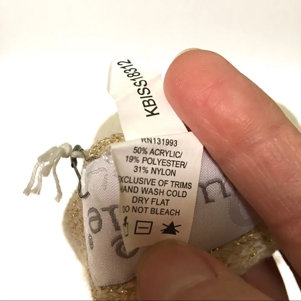 NWT Mud Pie convertible polkadot scarf OS - Image 7