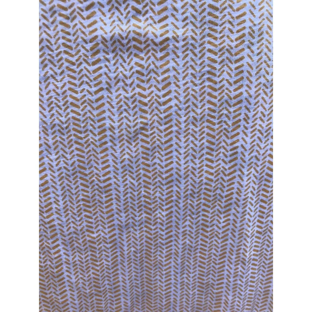 Women's Croft & Barrow Henley Utility Shirt Top 2XL Gold/Yellow Texture New LB - Image 6