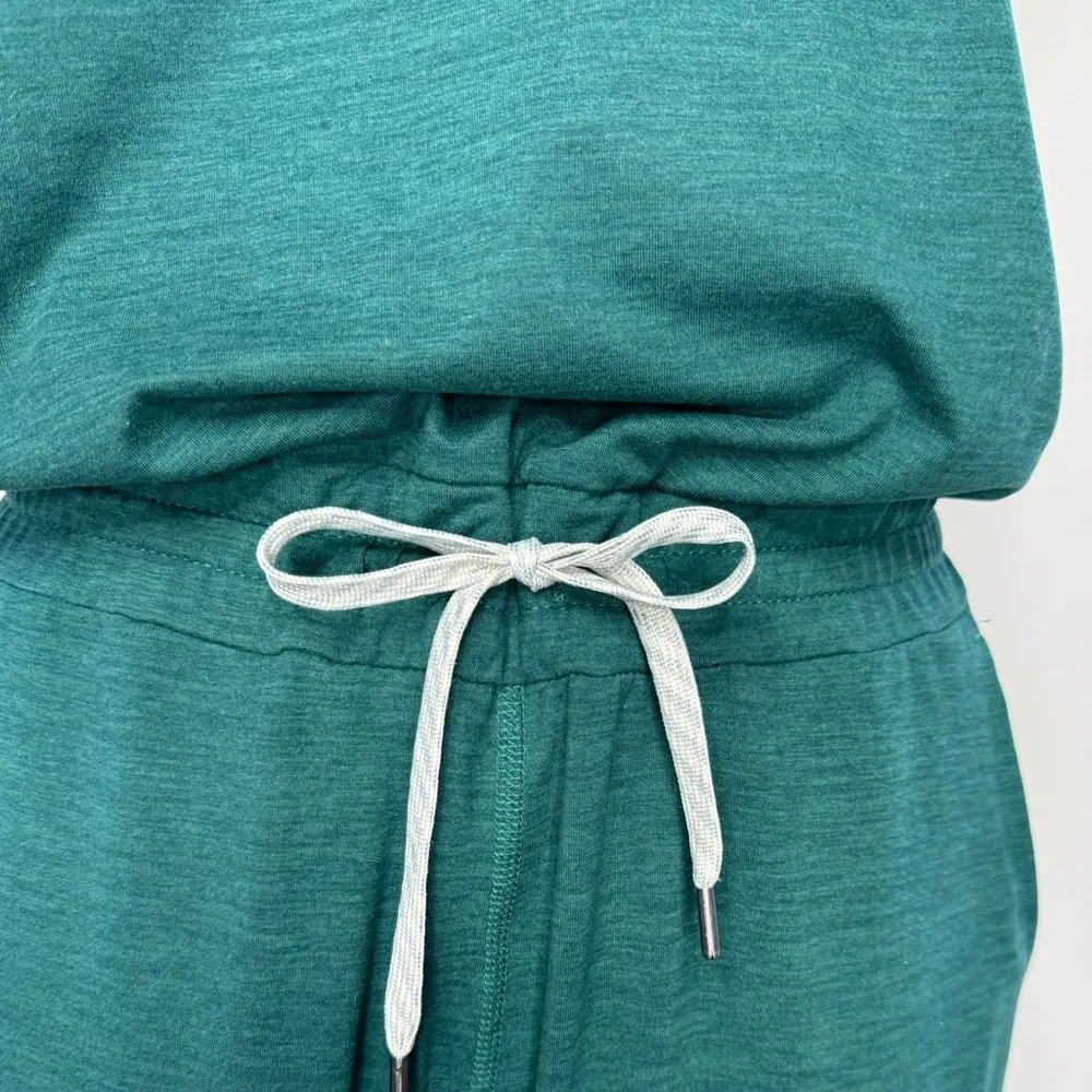 Vuori  Lux Jumpsuit Women’s Jumpsuit Jade Heather Size Medium - Image 5