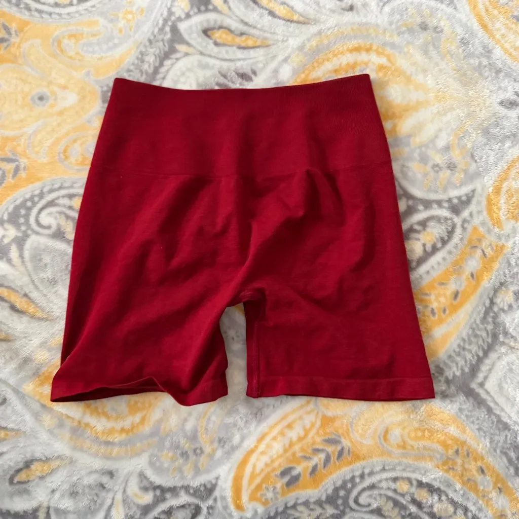Alphalete Women's Red Shorts size medium - Image 2