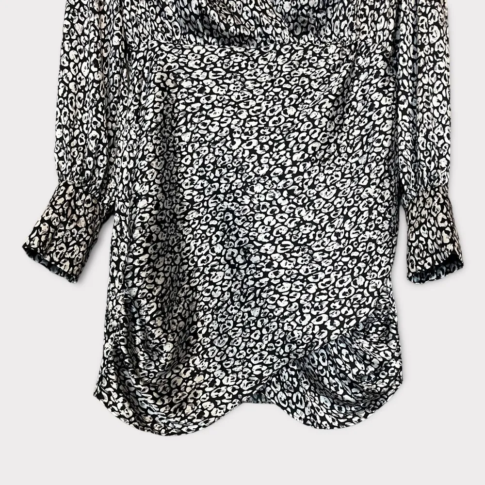 L’Academie Revolve The Joyce Mini Dress in Abstract Cheetah Size Medium NWT - Image 3