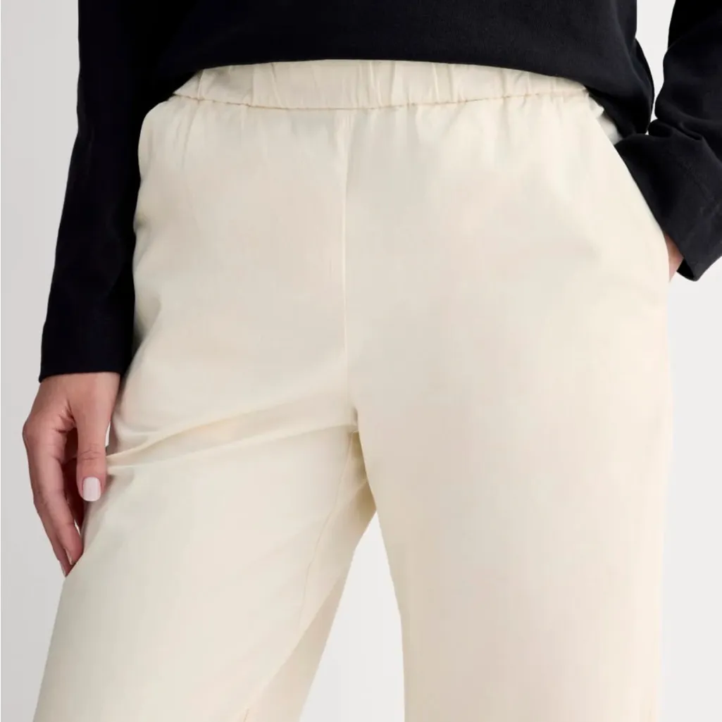 EVERLANE The Easy Pant size 16 Canvas Pull On Classic - Image 3