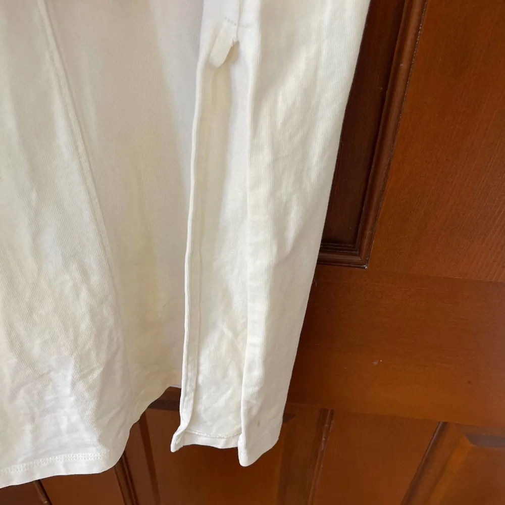 Topshop drawstring midi dress in cream - Image 8