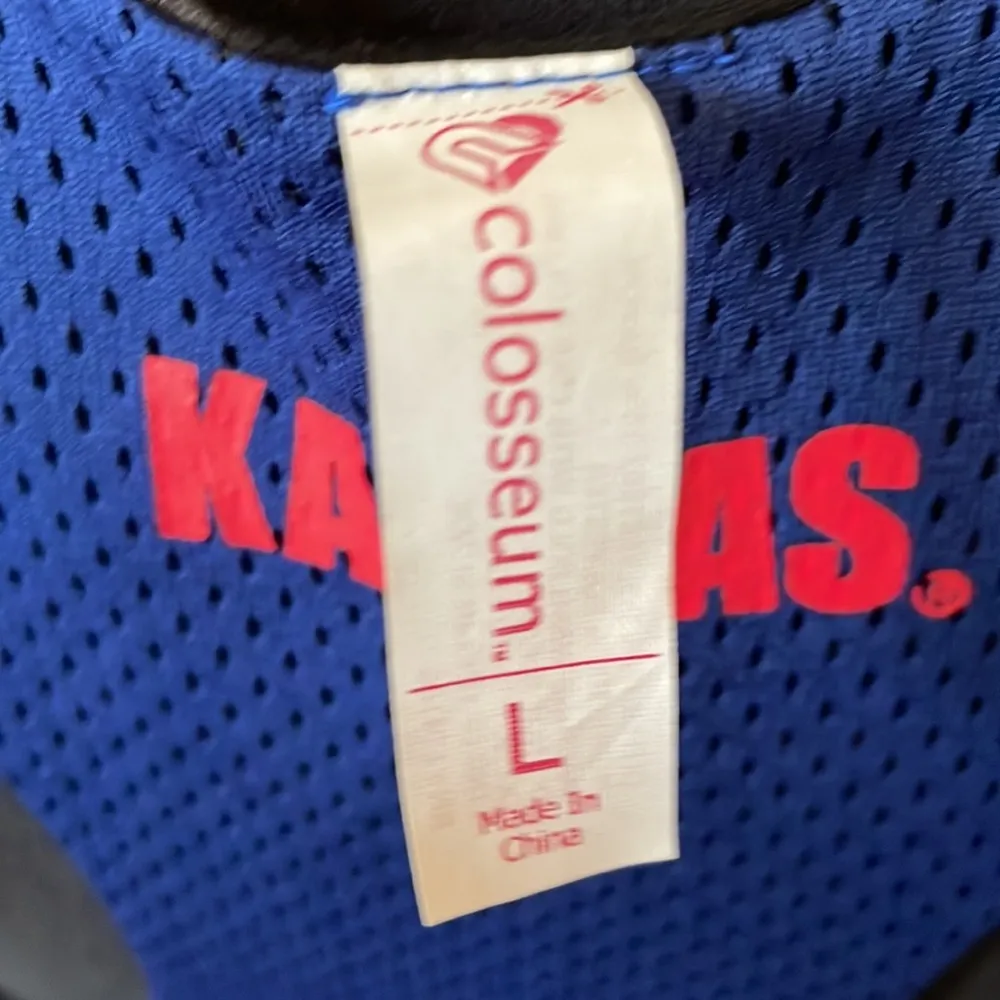 Size L Reversible Kansas Jayhawks Racerback Tank Top C1 - Image 9