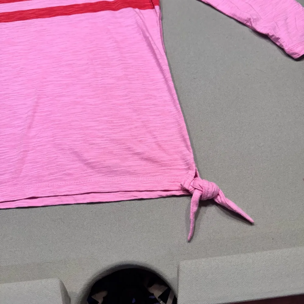 Talbots Vibrant Red and Pink Striped Tops Bundle- like new - Image 7