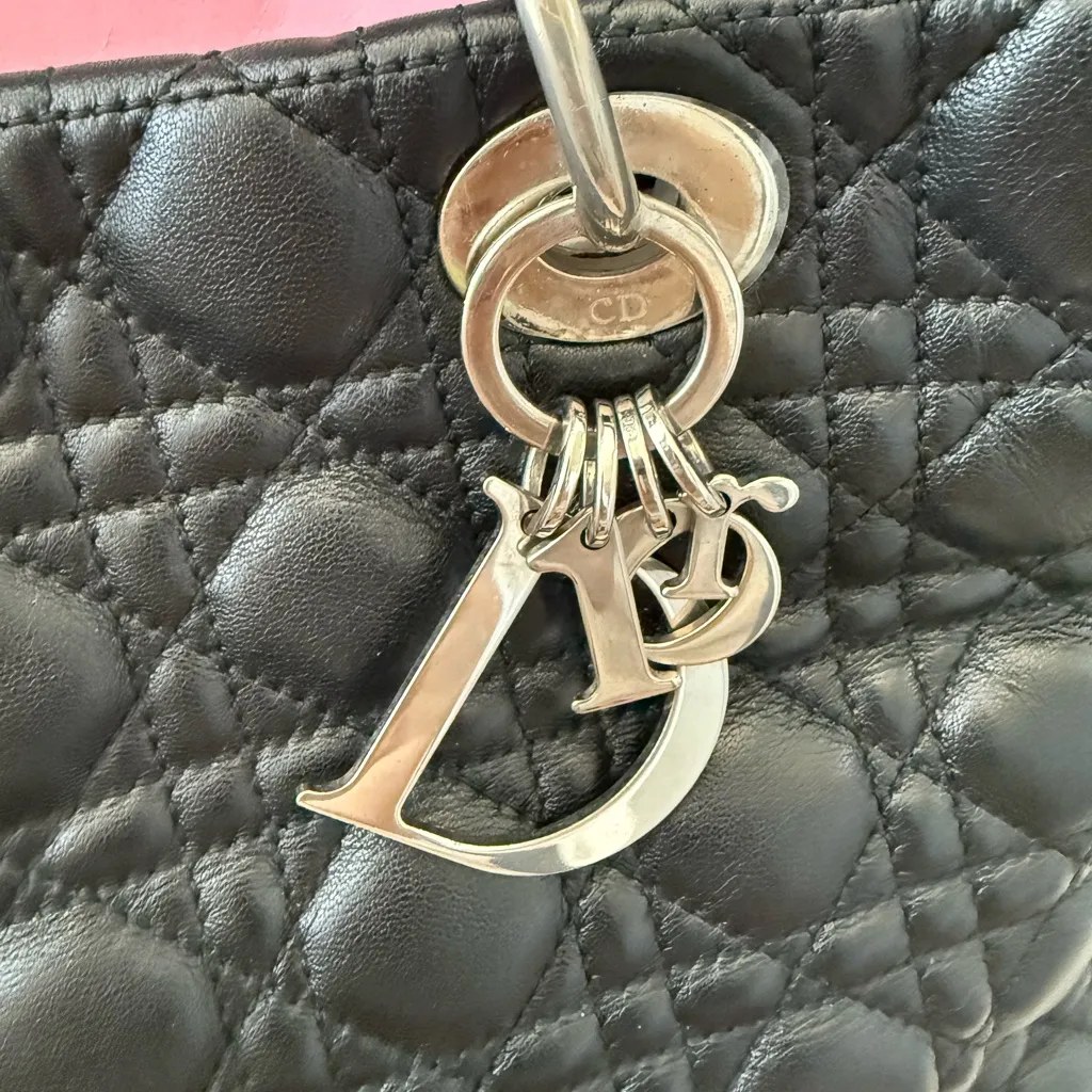 Authentic Christian Dior Lady Tote Bag - Image 2