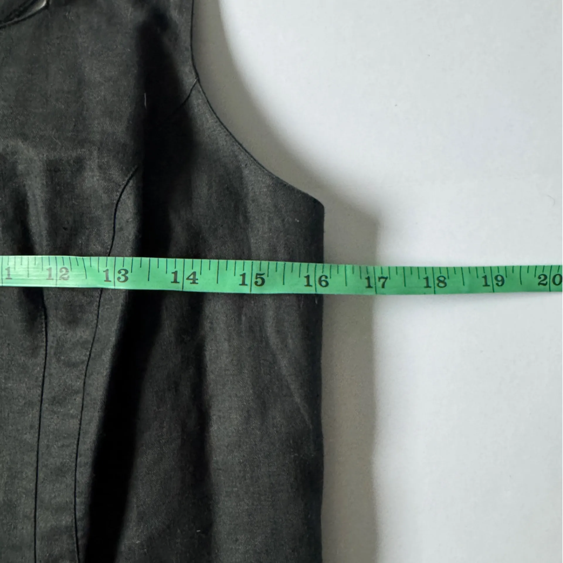 Laura Ashley Vintage Black Criss Cross Back Midi Dress Size 12 - Image 5