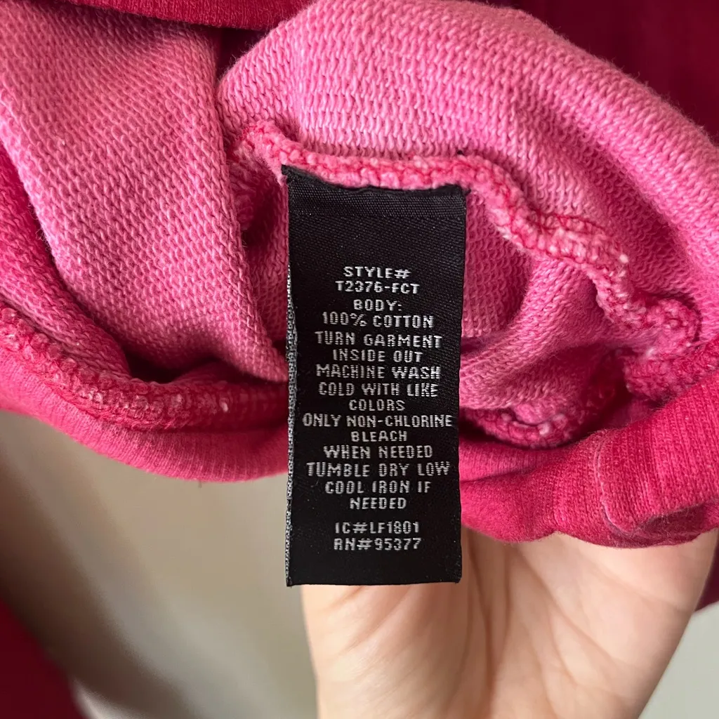 Sanctuary Parkside Cold Shoulder Camellia Sweatshirt in Pink Women's Size S - Image 10