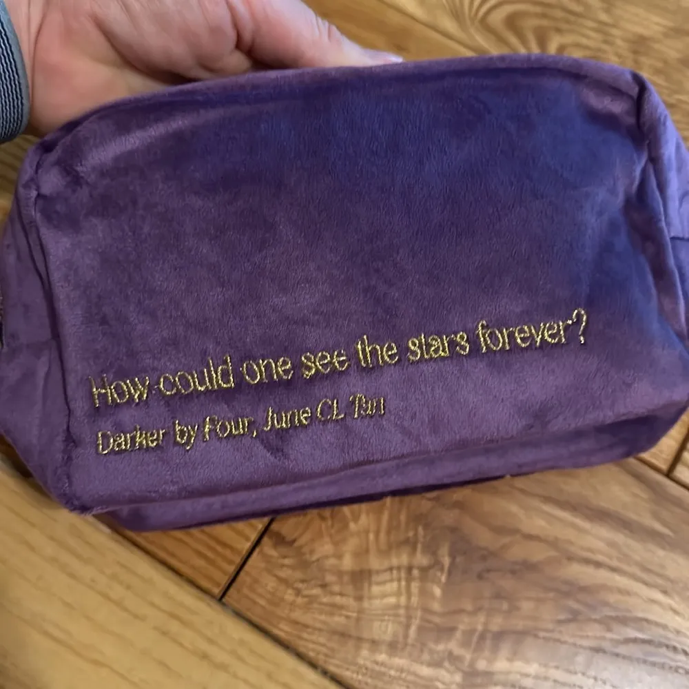 Fairyloot “Darker By Four” Embroidered Pouch, New Purple - Image 3