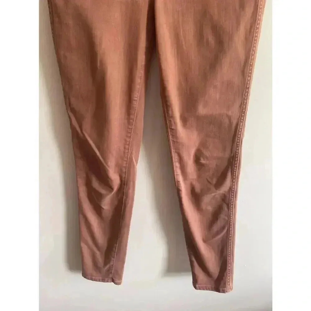 Madewell 10" High-Rise Skinny Jeans in Mauve Size 27‎ EUC! 0301 - Image 4