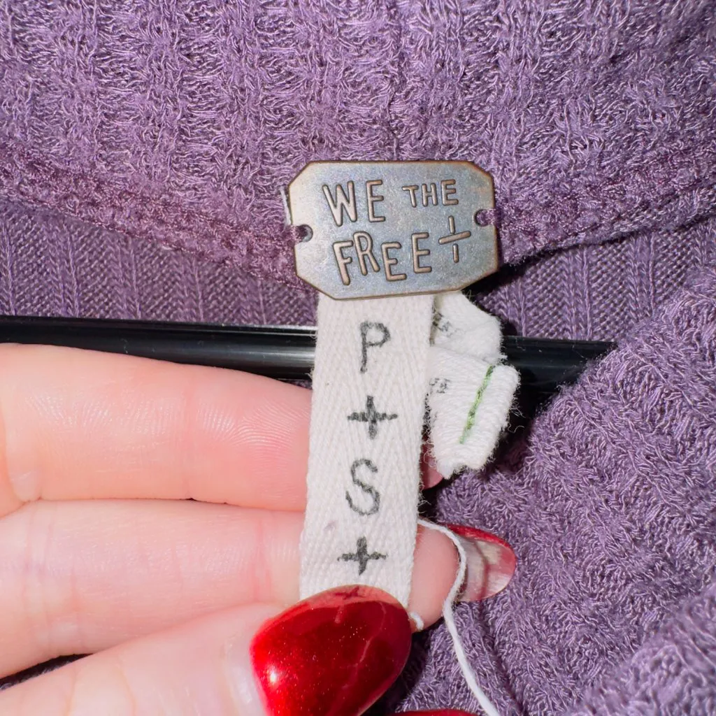 We The Free People Drippy Kristina Turtleneck Oversized Sweater Women’s Small - Image 7