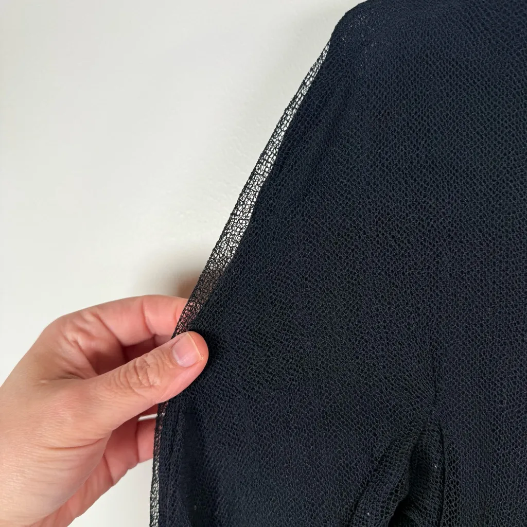 Giorgio Armani Black Mesh Bodysuit - Image 4
