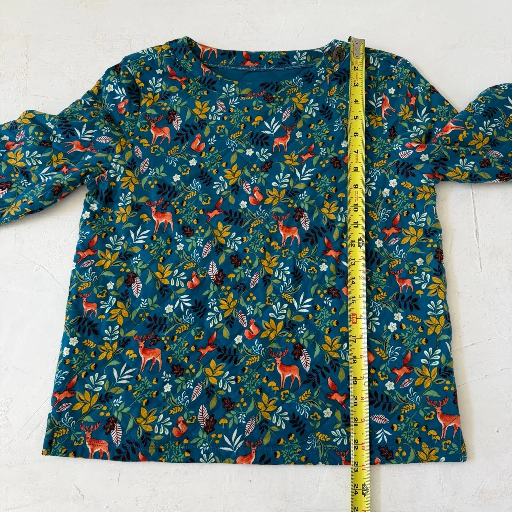 Talbots QUILTED SWEATSHIRT - WOODLAND DITSY Size S - Image 8