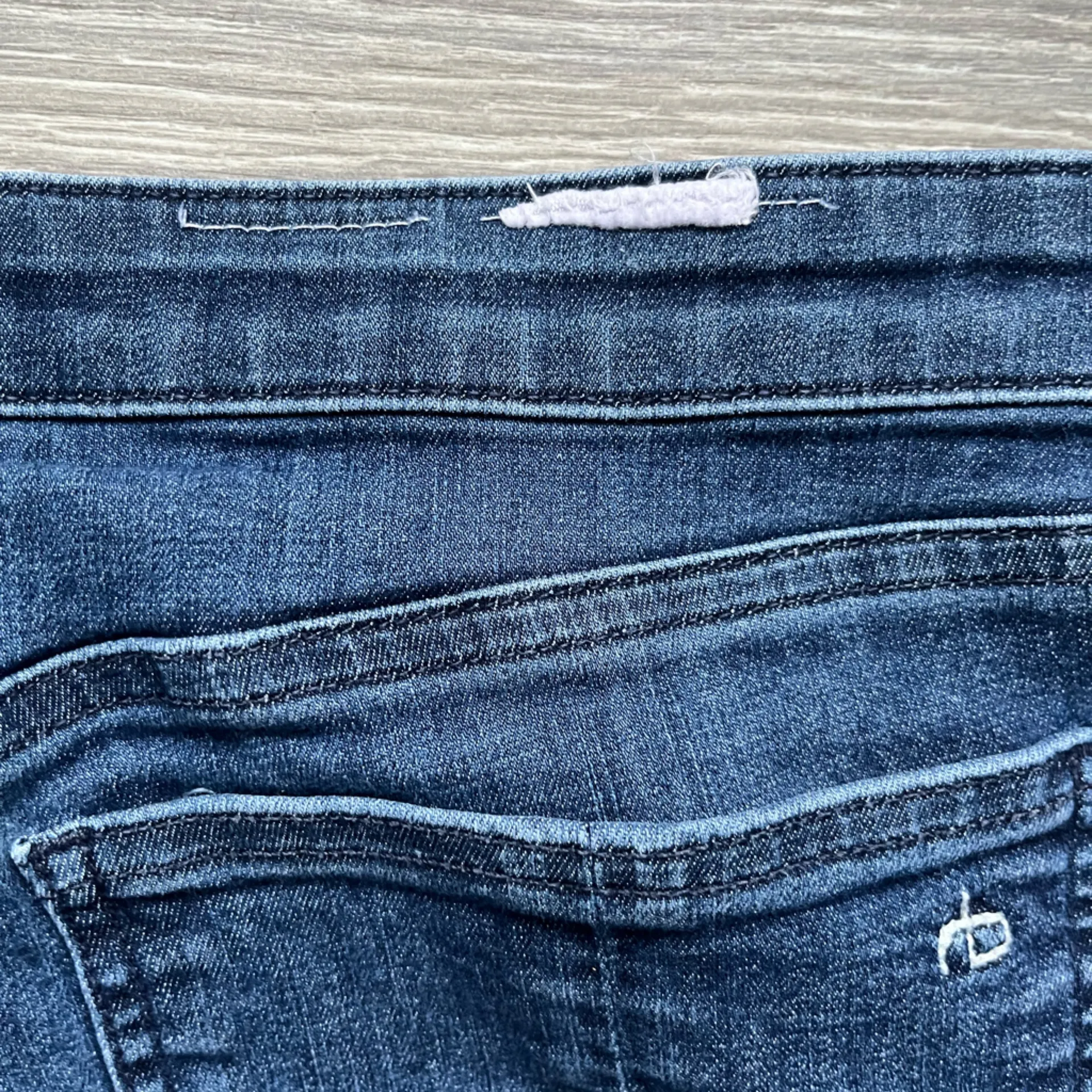 Rag & Bone Cate Mid Rise Ankle Skinny Blue Denim Jean Pants Classic Size 31 - Image 12