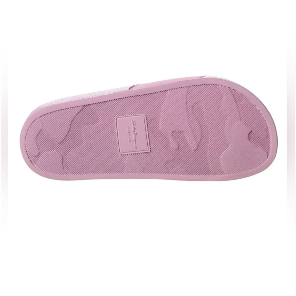 Salvatore Ferragamo Women’s “Groovy” Gancini Slide Sandals - NIB - Image 5