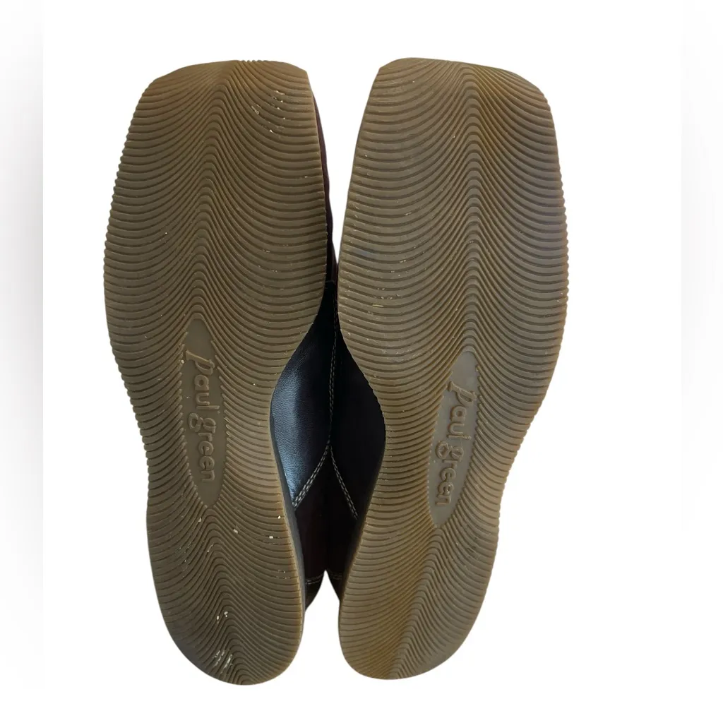 Paul Green Brown Leather Sneakers - Image 6