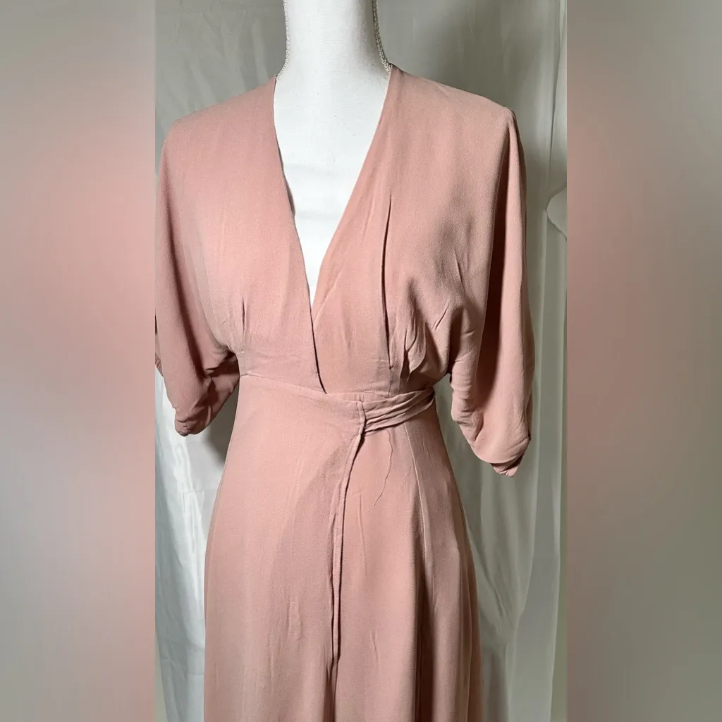Reformation Blush Pink Winslow maxi dress - Image 7