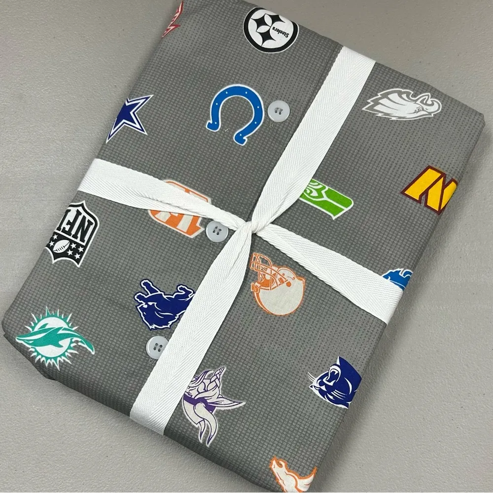 Pottery Barn x NFL Football Team Logo Pajama Set PJ Cotton Adult Size Large NWT - Image 6