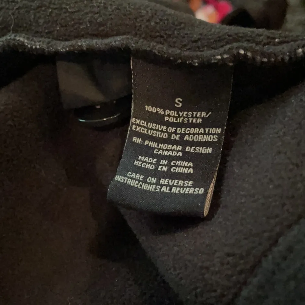 Ike Behar Fleece Check Print Peacoat Black White‎ S - Image 6