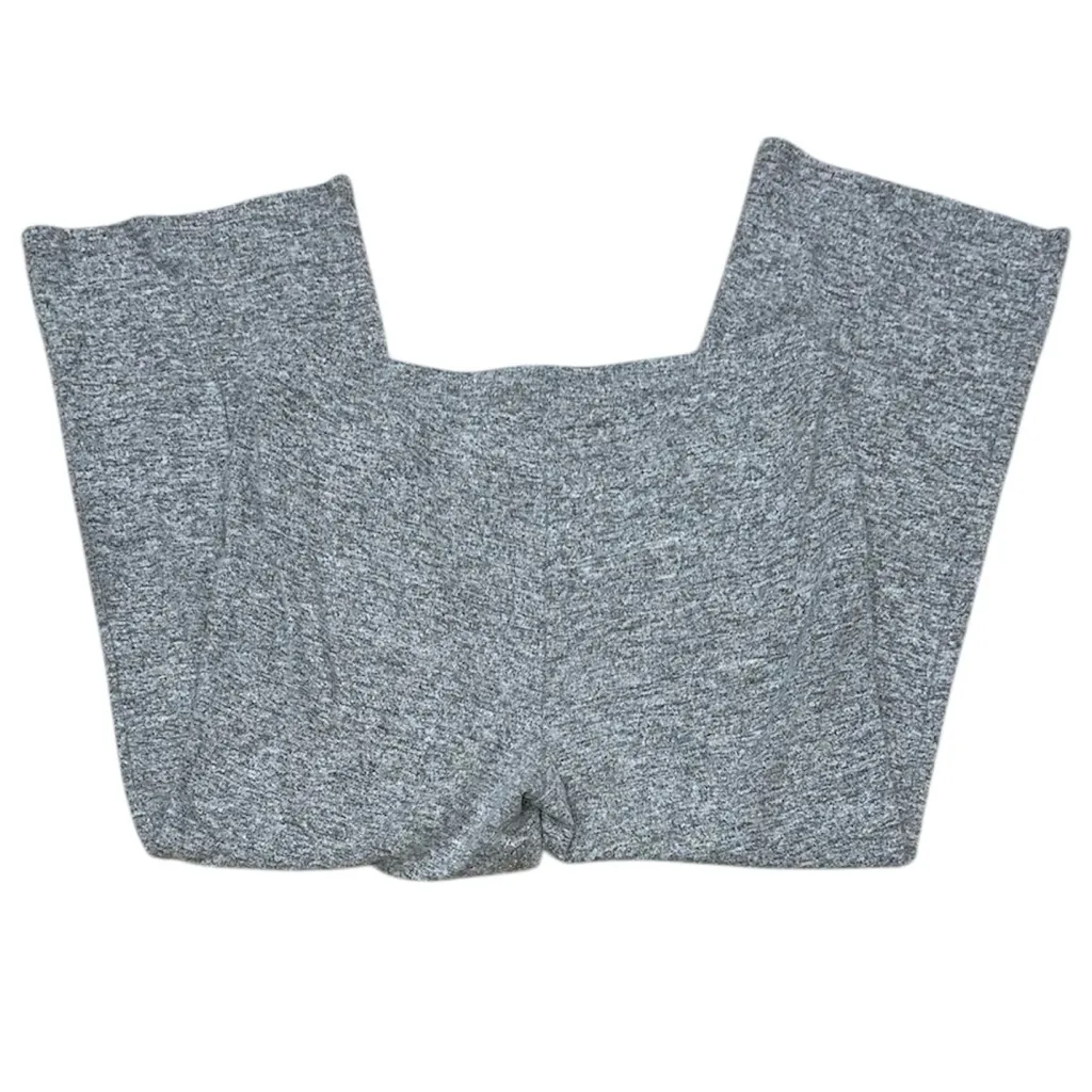 Ruby Rd “Comfy and Cozy” Heather Grey Relaxed Leg Pleat Athletic Pants Size L - Image 5