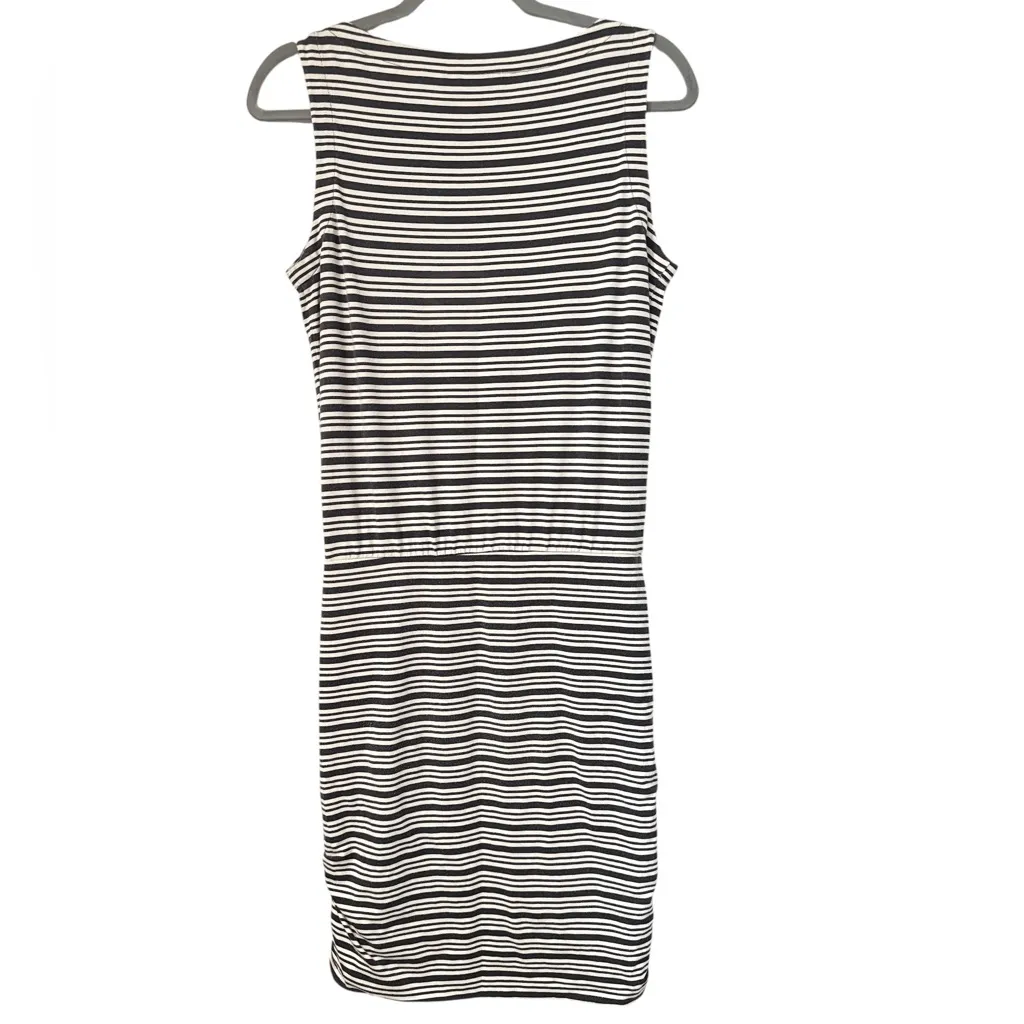 Athleta Tulip Striped Ruched Sleeveless Dress - Image 8