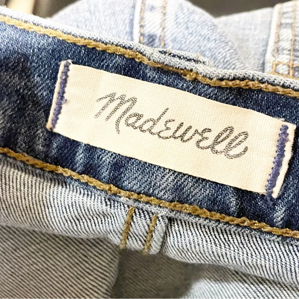 Madewell Size 28 Cruiser Straight Patch Medium Wash Denim Jeans - Image 6
