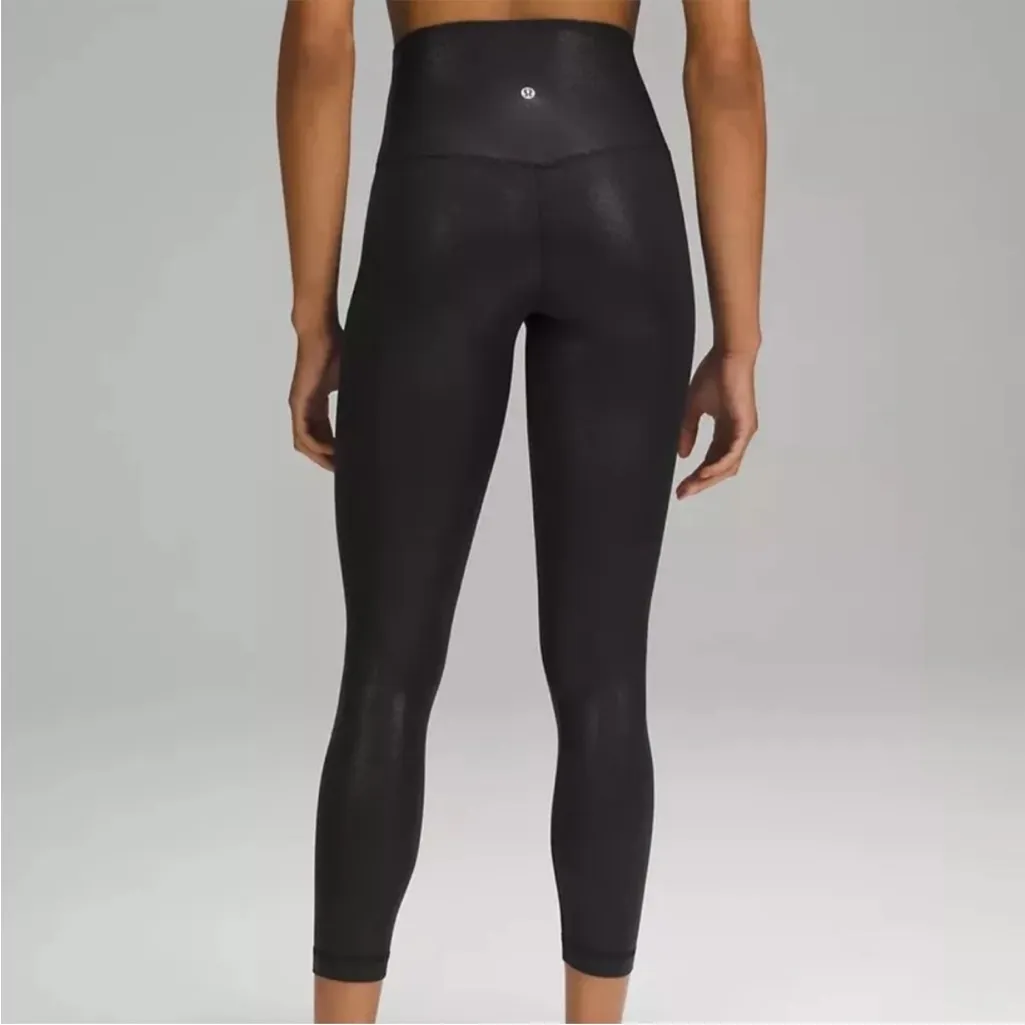 Lululemon Align Super-High-Rise Pant 25" *Shine
Radiate Foil Print Black‎ - Image 2