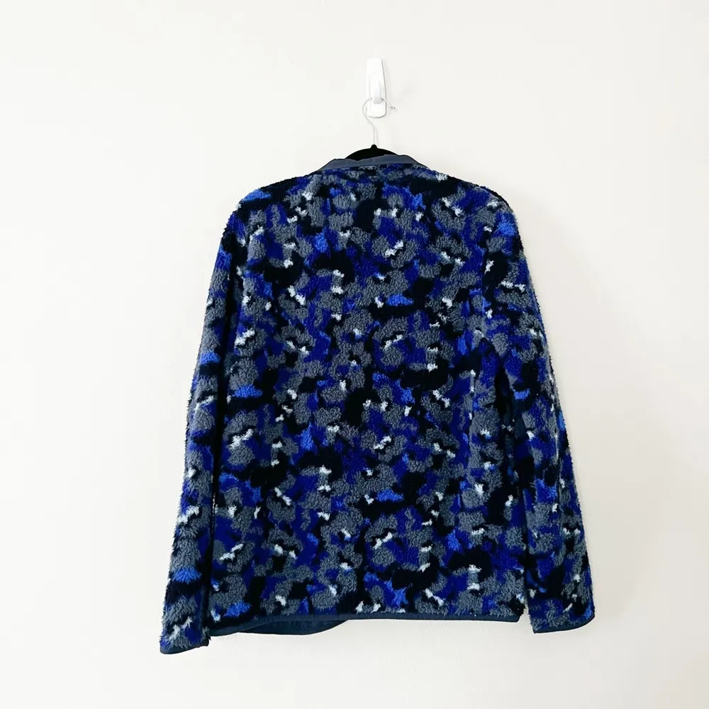 NWT NORDSTROM X CRISTINA MARTINEZ Fleece Jacket Blue Medium - Image 59