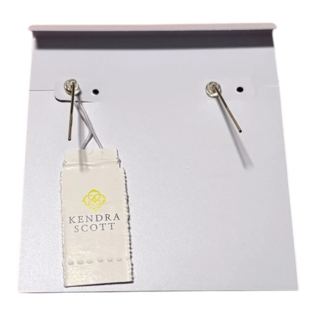 NEW Kendra Scott Small Alex Drop Earrings Gold & Ivory Illusion - Image 3