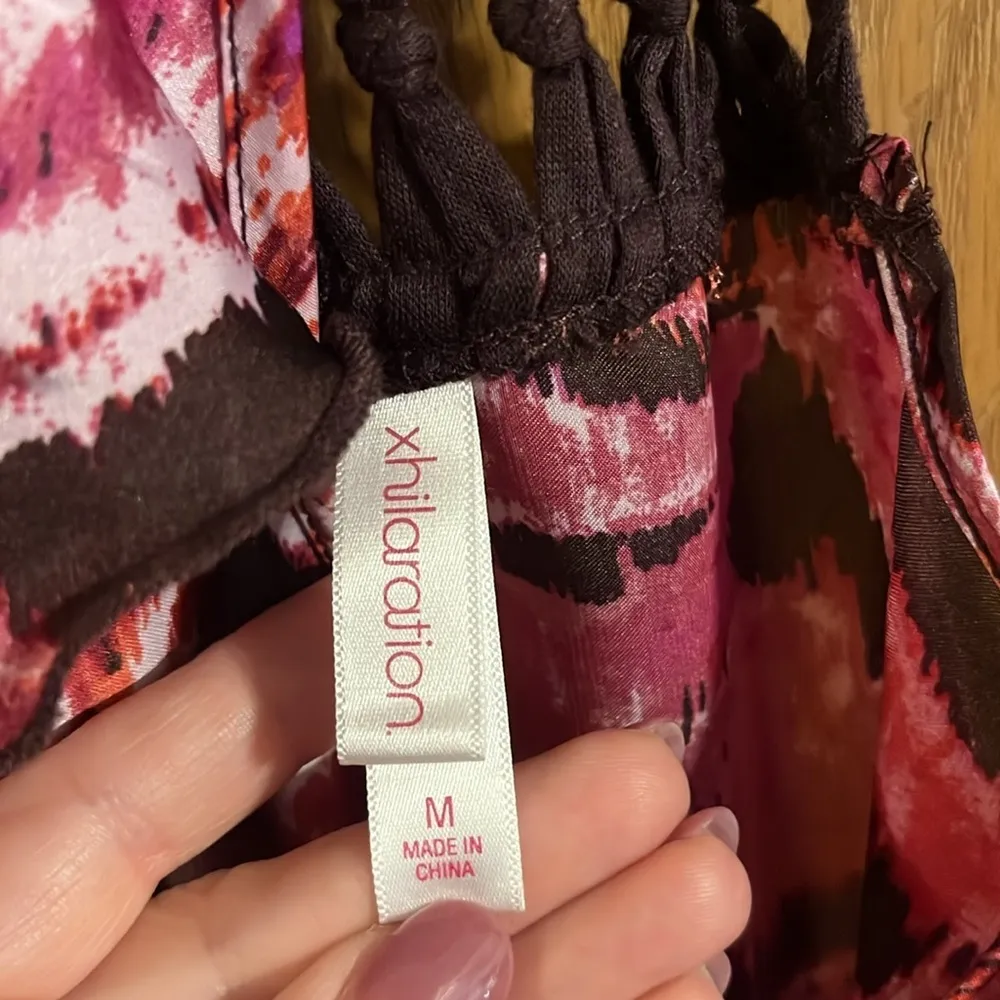 Xhilaration Women's Colorful Woven Back‎ Summer Dress Medium - Image 4