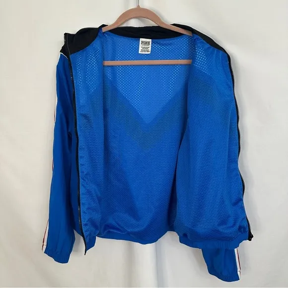 Pink Victoria's Secret Women's‎ Full Zip Bling Anorak Jacket Wind Breaker Medium - Image 11