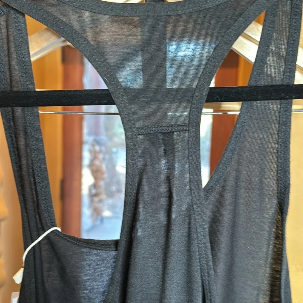 icyzone Black Yoga Top Activewear Workout Sports Racerback Tank Top Size Small - Image 8