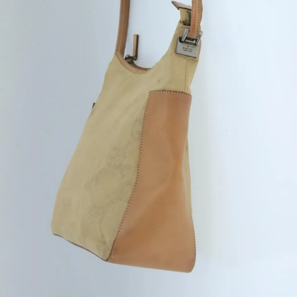 GUCCI GG Canvas Shoulder Bag Beige 001 3766 Authentic - Image 10